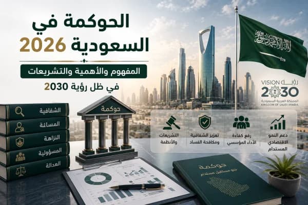 الحوكمة في السعودية 2026: المفهوم، الأهمية، والمستقبل في ظل رؤية 2030
